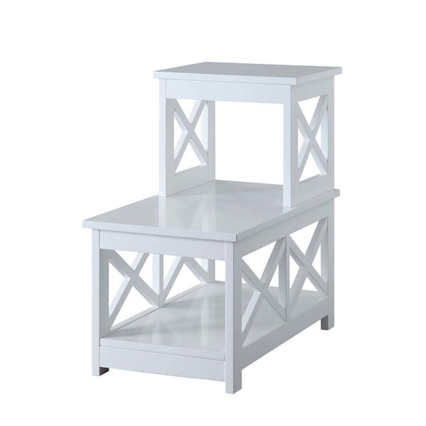 Oxford White 24-Inch Chairside End Table, image 4