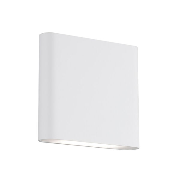 White Five-Inch One-Light LED Rectangle Sconce, image 3