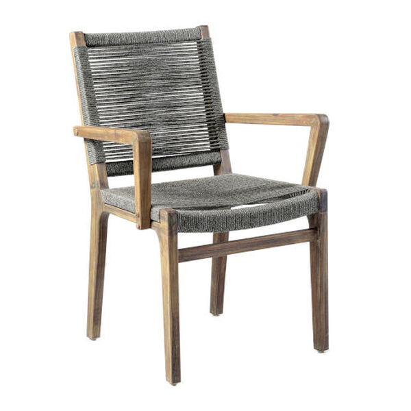 Explorer Oceans Dining Armchair in Grey, Set of Two, image 1