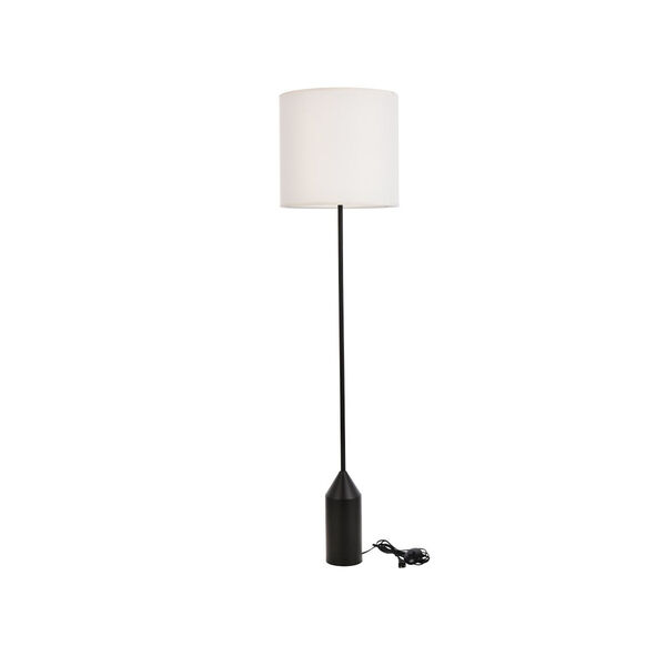 Ines Black and White One-Light Floor Lamp, image 3