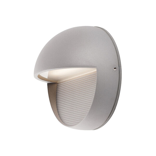 Byron Grey Six-Inch One-Light Round Wall Sconce, image 1