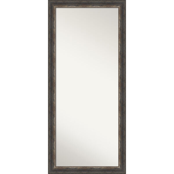 Bark Brown 29W X 65H-Inch Full Length Floor Leaner Mirror, image 1