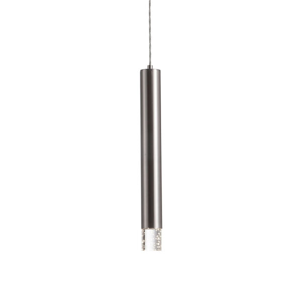 Nickel 16-Inch One-Light LED Mini-Pendant, image 1