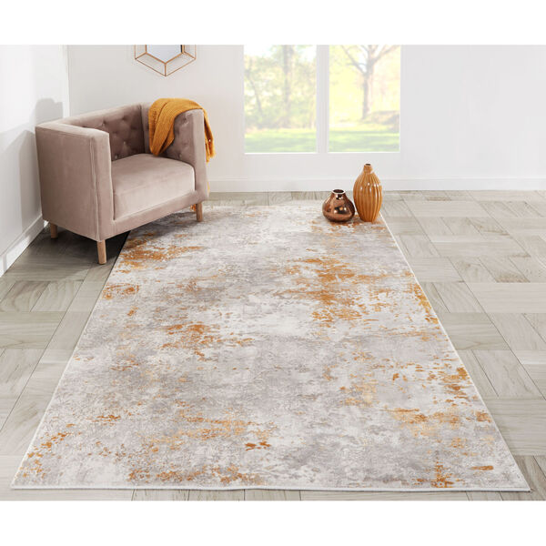 Cannes Gold Rectangular: 7 Ft. 10 In. x 11 Ft. 2 In. Rug, image 2