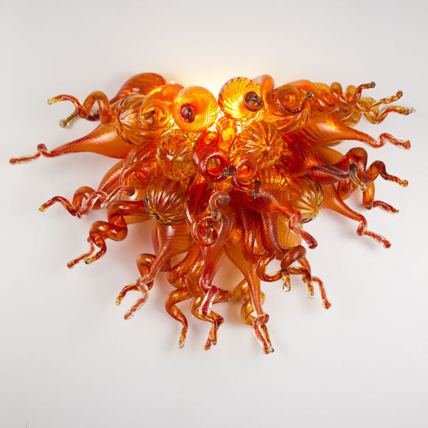 Fire Fly Red and Copper Two-Light LED Wall Sconce, image 1
