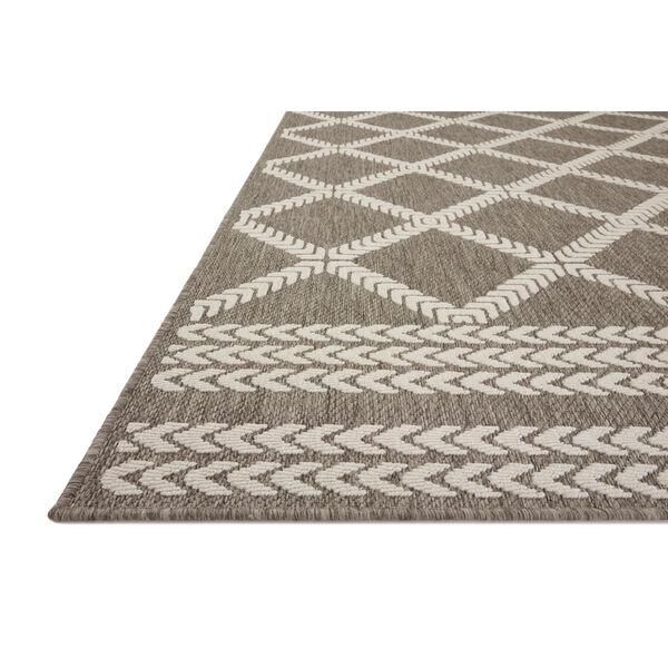 Rainier Natural and Ivory Patterned Indoor/Outdoor Area Rug, image 3