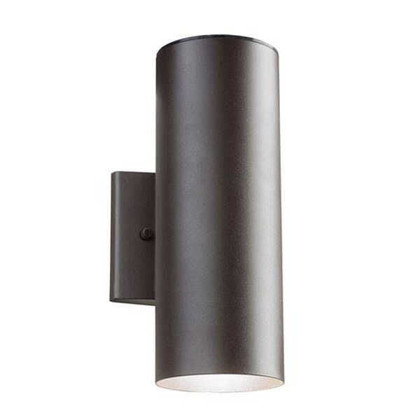 Riverside Textured Bronze LED Outdoor Wall Sconce, image 1