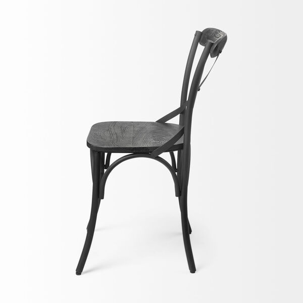 Etienne I Dark Brown and Black Dining Chair, image 4