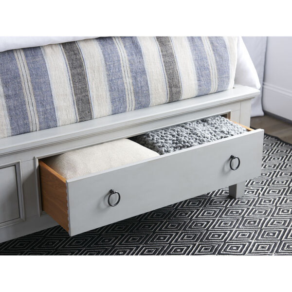 Summer Hill French Gray Panel Storage Bed, image 5