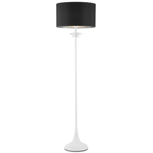 Bexhill Gesso White and Black One-Light Floor Lamp, image 2