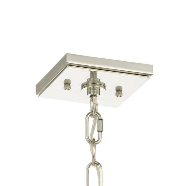 Paxton Polished Nickel Four-Light Mini Chandelier, image 5
