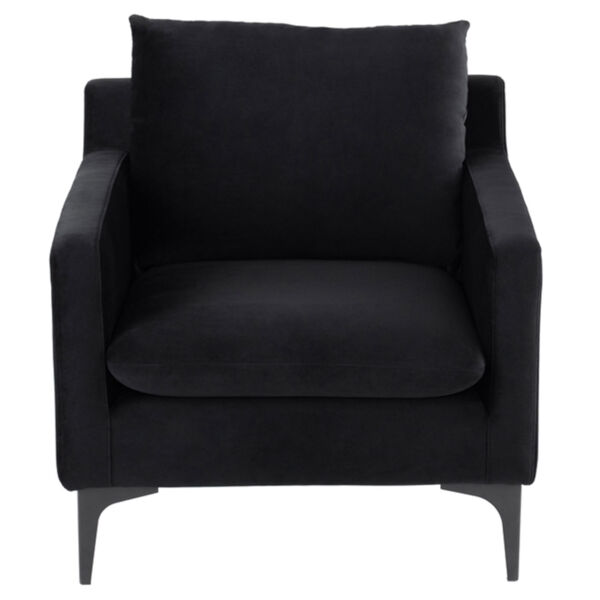 Anders Matte Black Occasional Chair, image 2