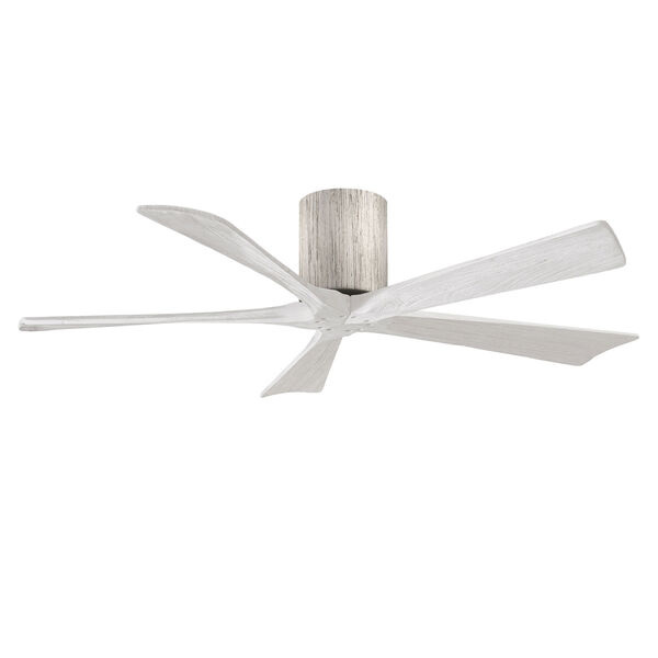 Irene-5H Barnwood and Matte White 52-Inch Outdoor Ceiling Fan, image 4