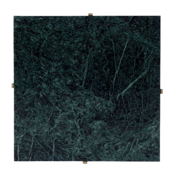 Nigella Green Marble Metal Side Table, image 3
