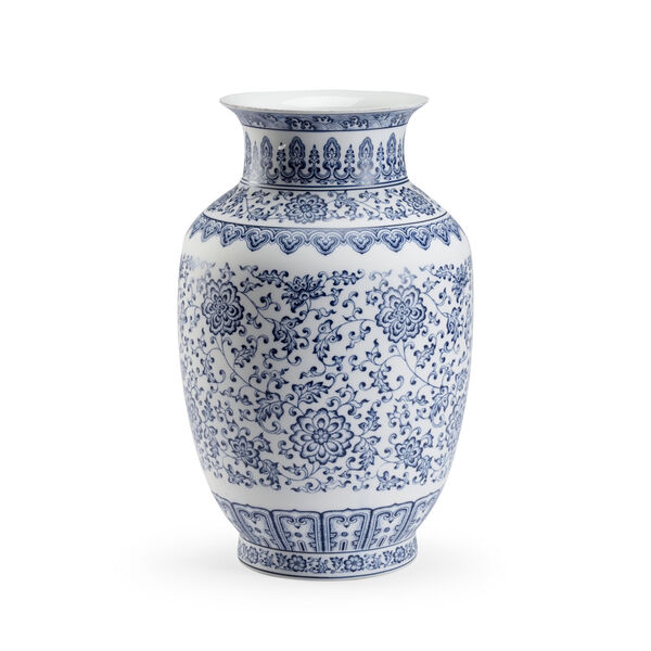 Kofun Blue and White  Vase, image 1