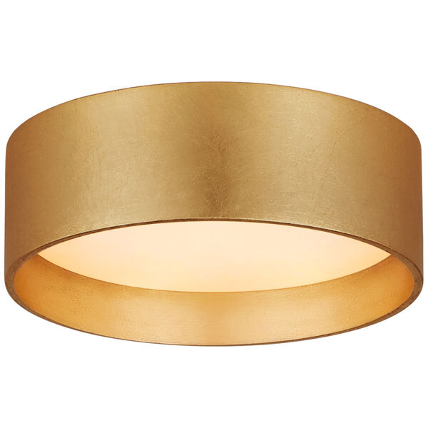 Shaw Mini Solitaire Flush Mount in Gild with White Glass by Studio VC, image 1