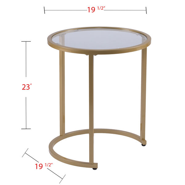 Evelyn Gold Nesting Tables, image 6