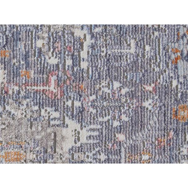 Cecily Blue Gray Gold Rectangular 3 Ft. x 5 Ft. Area Rug, image 5