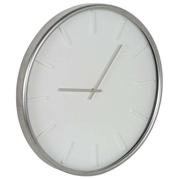 Versailles Silver Wall Clock, image 3