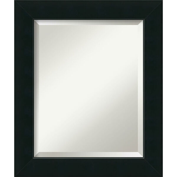 Satin Black 21 x 25-Inch Medium Vanity Mirror, image 1