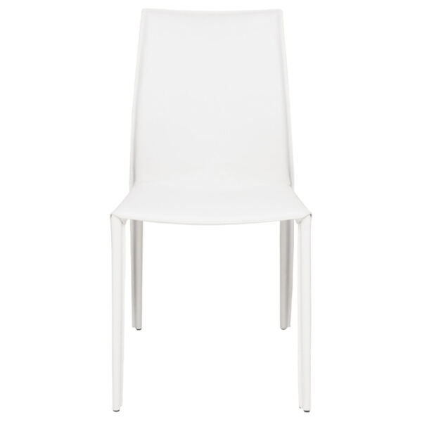 Sienna Matte White Dining Chair, image 2