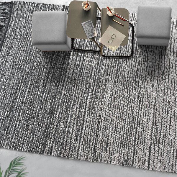 Kirvin Taupe and Rustic Charcoal Area Rug, image 2