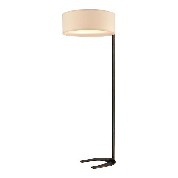Pilot Bronze Two-Light Floor Lamp, image 1