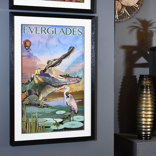 Everglades Multicolor 3D Collage Wall Art, image 1