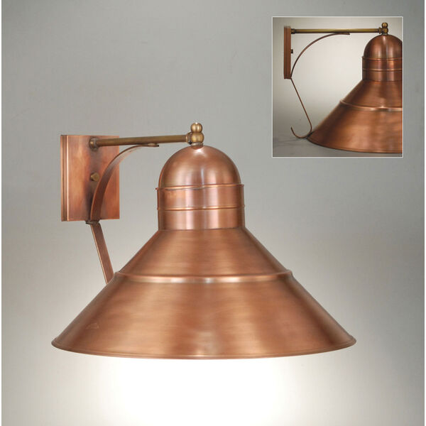 Barn Antique Copper 18-Inch One-Light Outdoor Wall Sconce, image 1