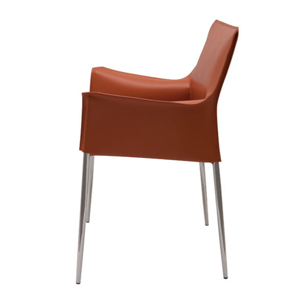 Colter Ochre and Silver Dining Chair, image 3