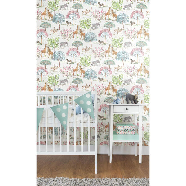 A Perfect World Primary On The Savanna Wallpaper - SAMPLE SWATCH ONLY, image 5