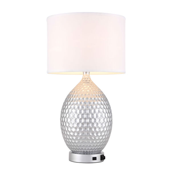 Miel Silver 16-Inch One-Light Table Lamp, image 6