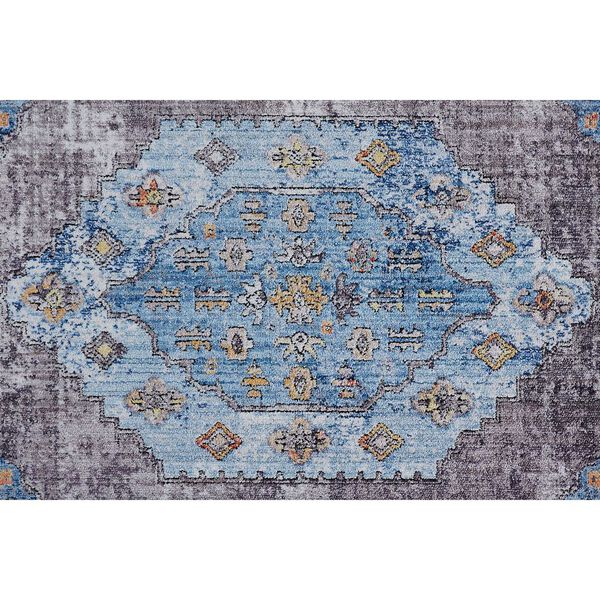 Armant Blue Gray Gold Area Rug, image 6
