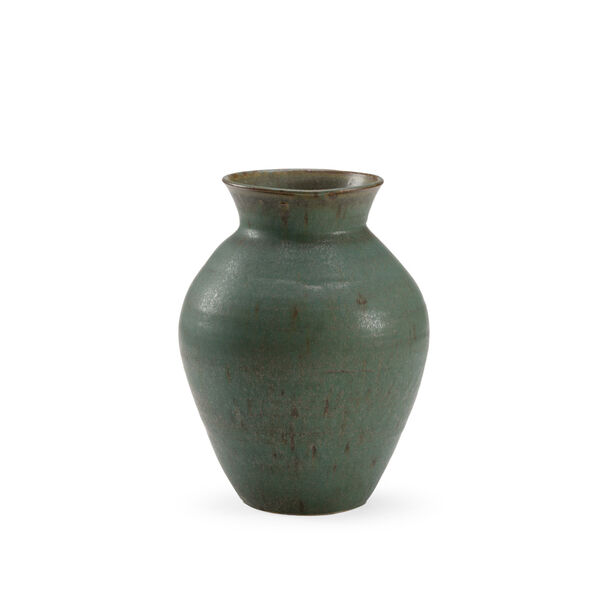Antique Moss Glaze Vase, image 1
