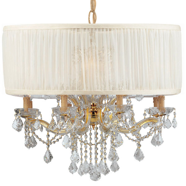 Brentwood Gold 12-Light Chandeliers, image 1