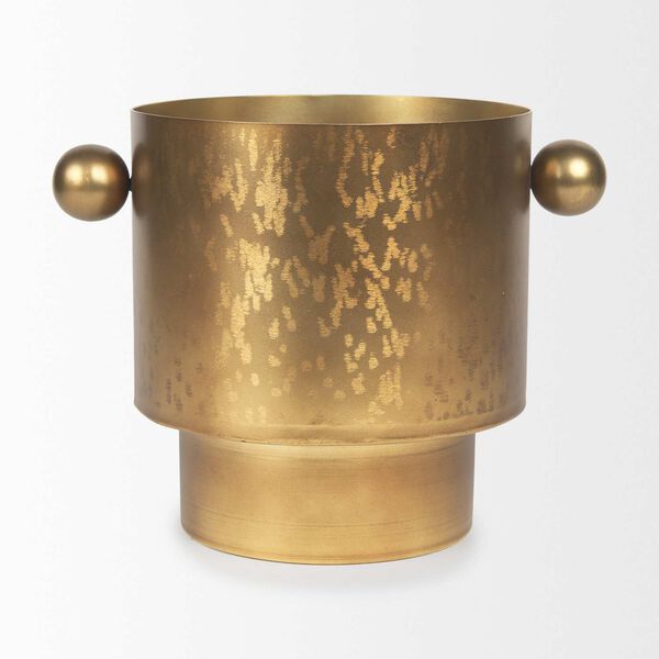Juno Antique Gold Iron Large Vase, image 2