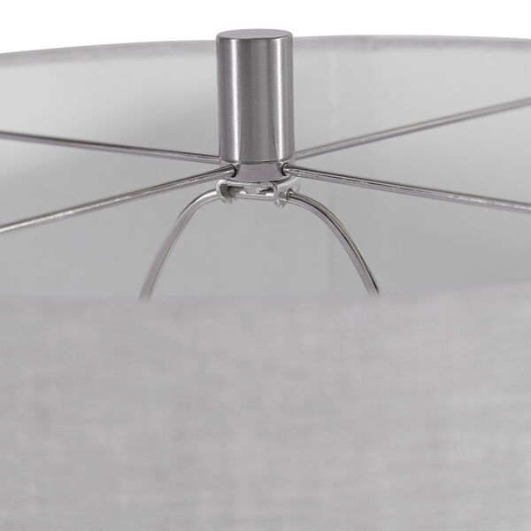 Savin Gray Ceramic Table Lamp, image 4