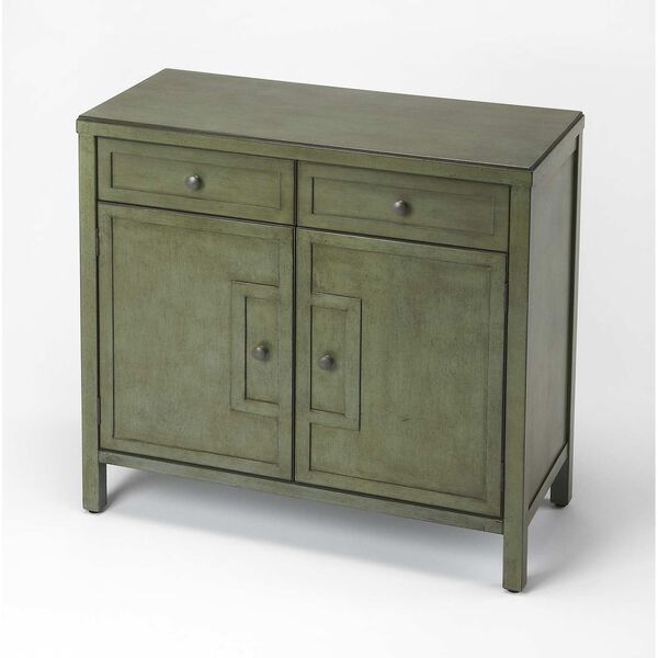 Imperial Green Console Cabinet, image 1