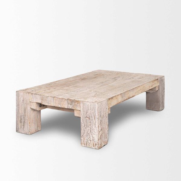 McArthur Rectangular Reclaimed Wood Coffee Table, image 4