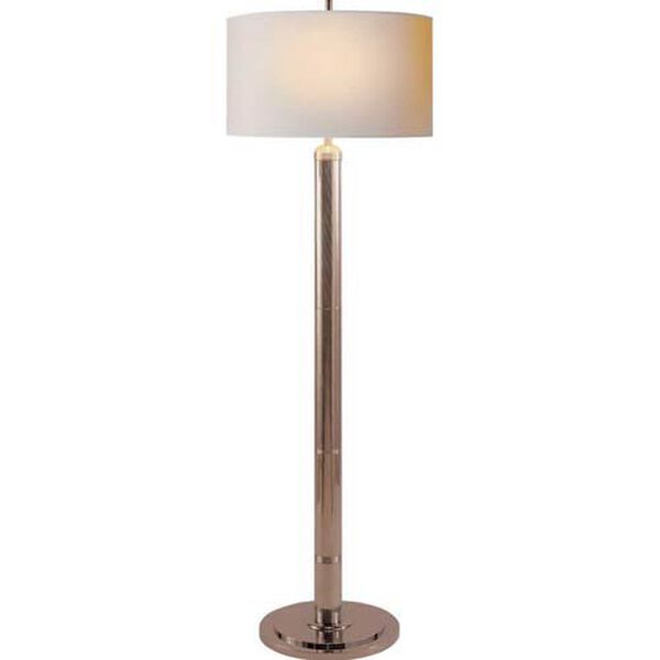 Polished Nickel Longacre Floor Lamp, image 1