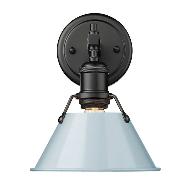 Orwell Matte Black One-Light Wall Sconce, image 1