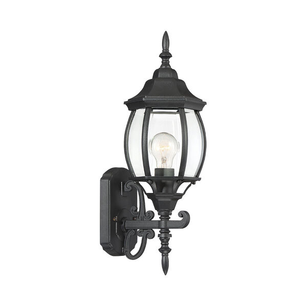 Belmont Black 18-Inch One-Light Outdoor Wall Sconce, image 1