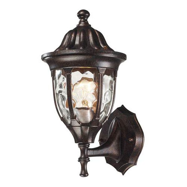 Glendale Regal Bronze 13-Inch One Light Outdoor Wall Sconce, image 1