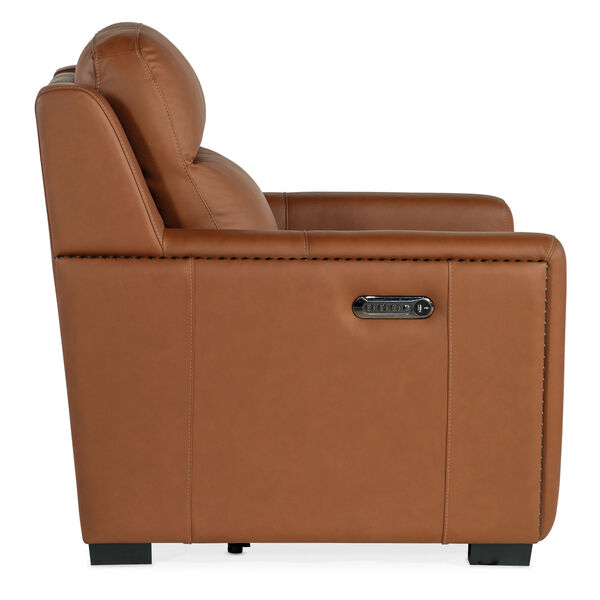 Mckinley Brown Power Recliner with Power Headrest and Lumbar, image 5