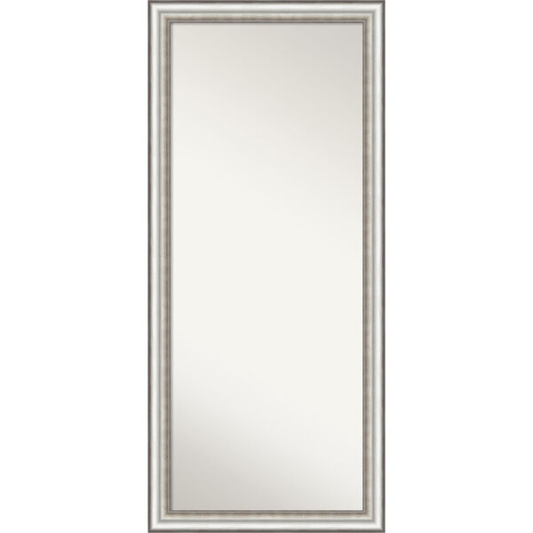 Salon Silver 29W X 65H-Inch Full Length Floor Leaner Mirror, image 1