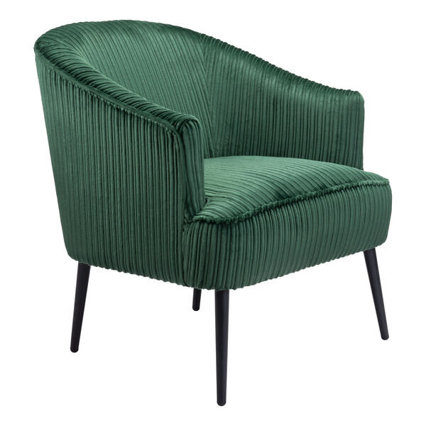 Ranier Green and Matte Black Accent Chair, image 6