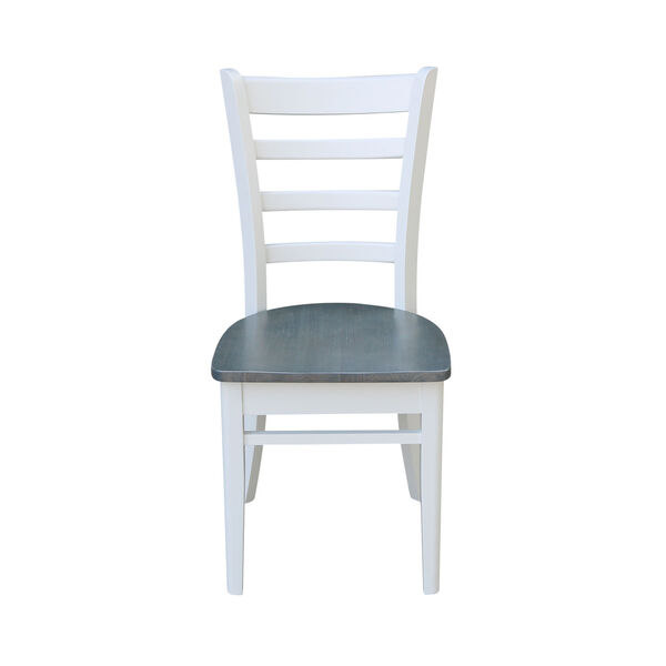 Emily White and Heather Gray Side Chair, image 4