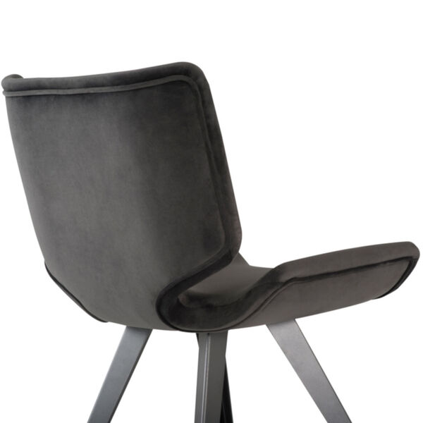 Astra Black and Gray Dining Chair, image 4