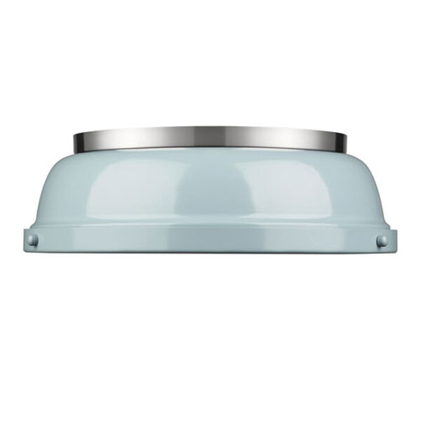 Quinn Seafoam and Pewter Two-Light Flush Mount, image 2