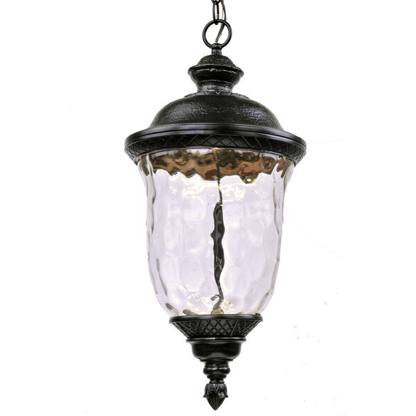 Carriage House LED Oriental Bronze 11-Inch One-Light Outdoor Hanging Lantern Dark Sky, image 1